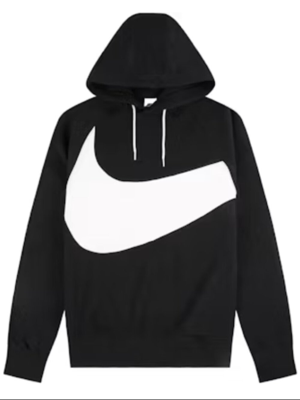 Nike Men's Swoosh Tech Fleece Hoodie in Black/White Small